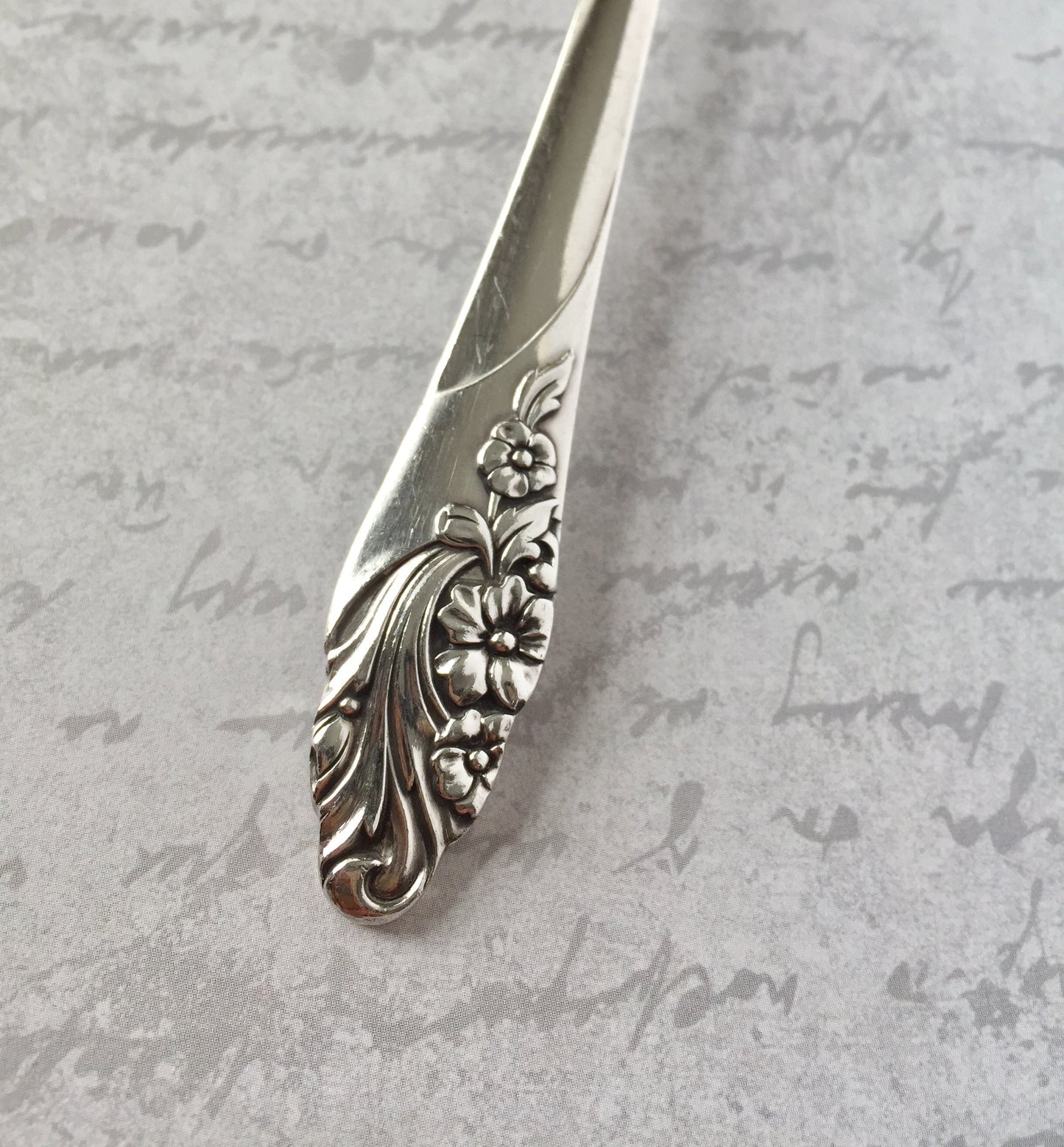 Heart Silverware Necklace, Evening Star 1950 Vintage Spoon Jewelry,Valentines Gift